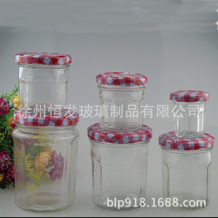 厂家直销果酱玻璃瓶燕窝瓶密封酱菜罐头瓶辣酱玻璃瓶子现货批发
