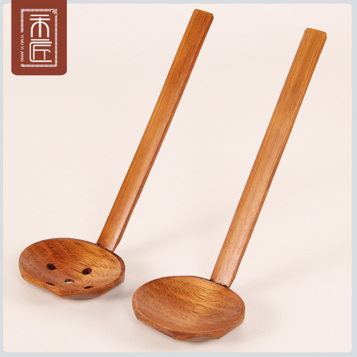 Japanese style long-handled large soup spoon Ajisen ramen spoon drinking soup turtle hot pot spoon manufacturer wholesale
