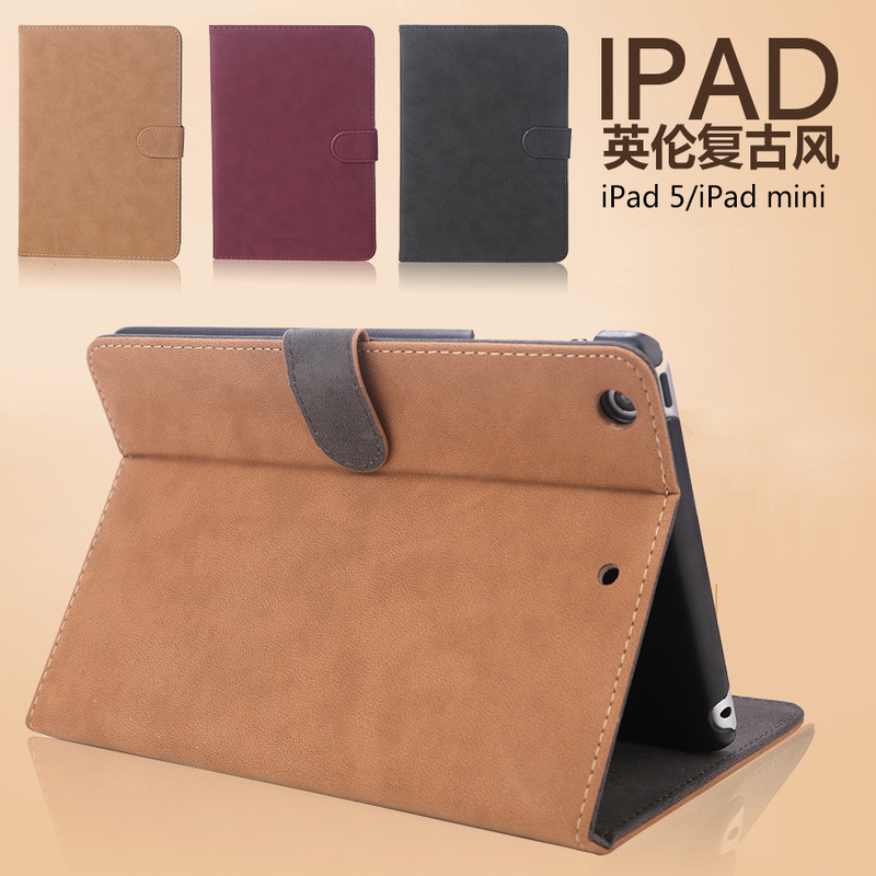 2021 New 10.2Ipadmini5 Air2 Retro Style Frosted Ipadmini123 Protective Case Por 10.5inch