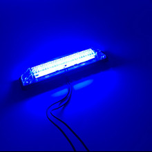 游艇船 房车 室内灯 走道灯 LED硬条灯12V DC  107.4mm 蓝光