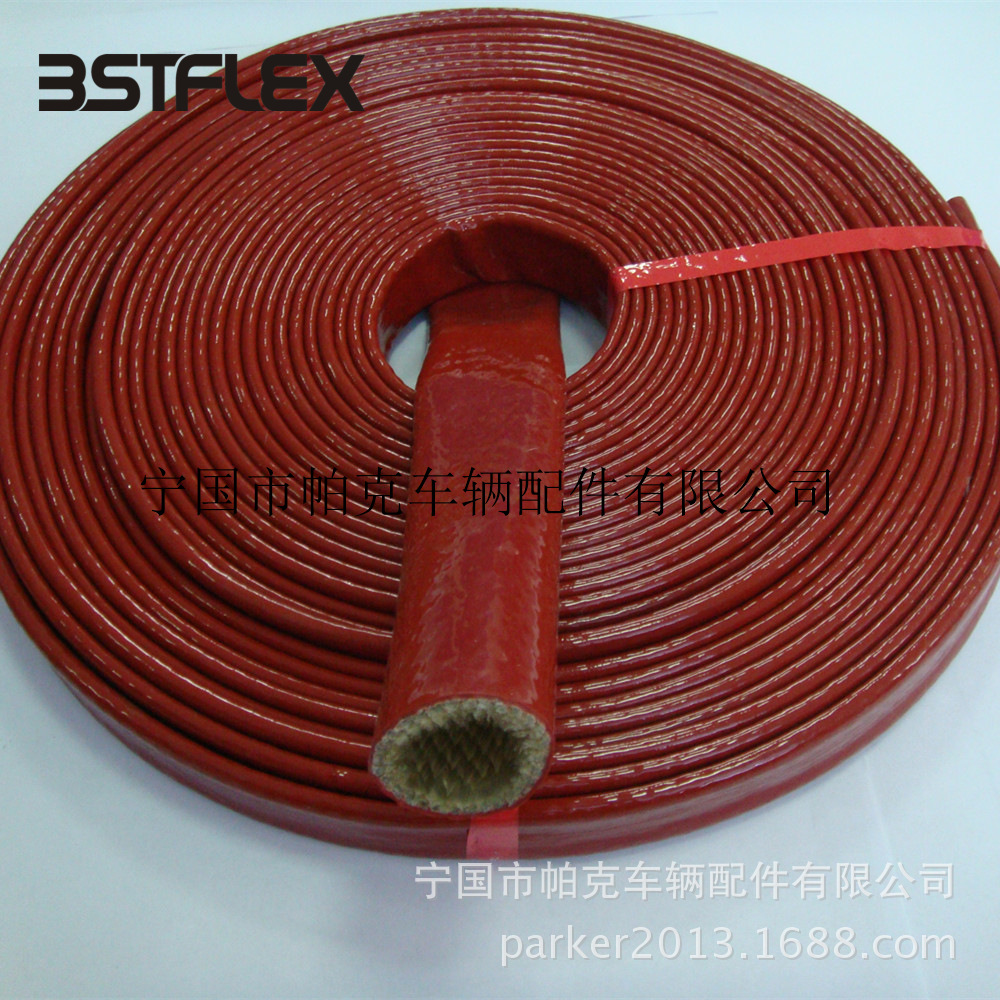 耐高温防火套管 玻璃丝阻燃套管 玻璃丝石棉防火管 工业防护套管