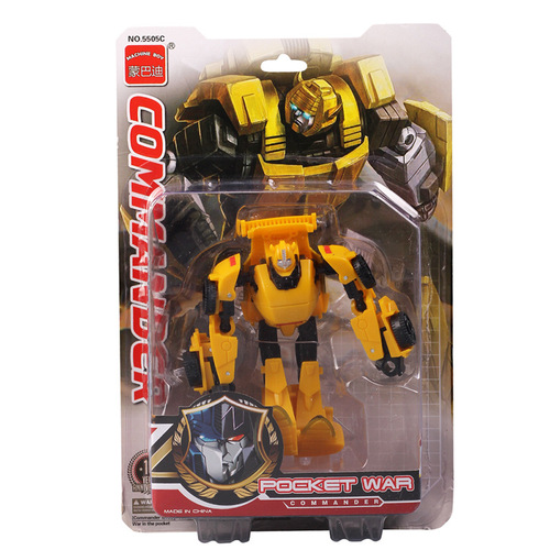 Transformation toy car children's educational model boy birthday gift robot figure Mombadi 5501C