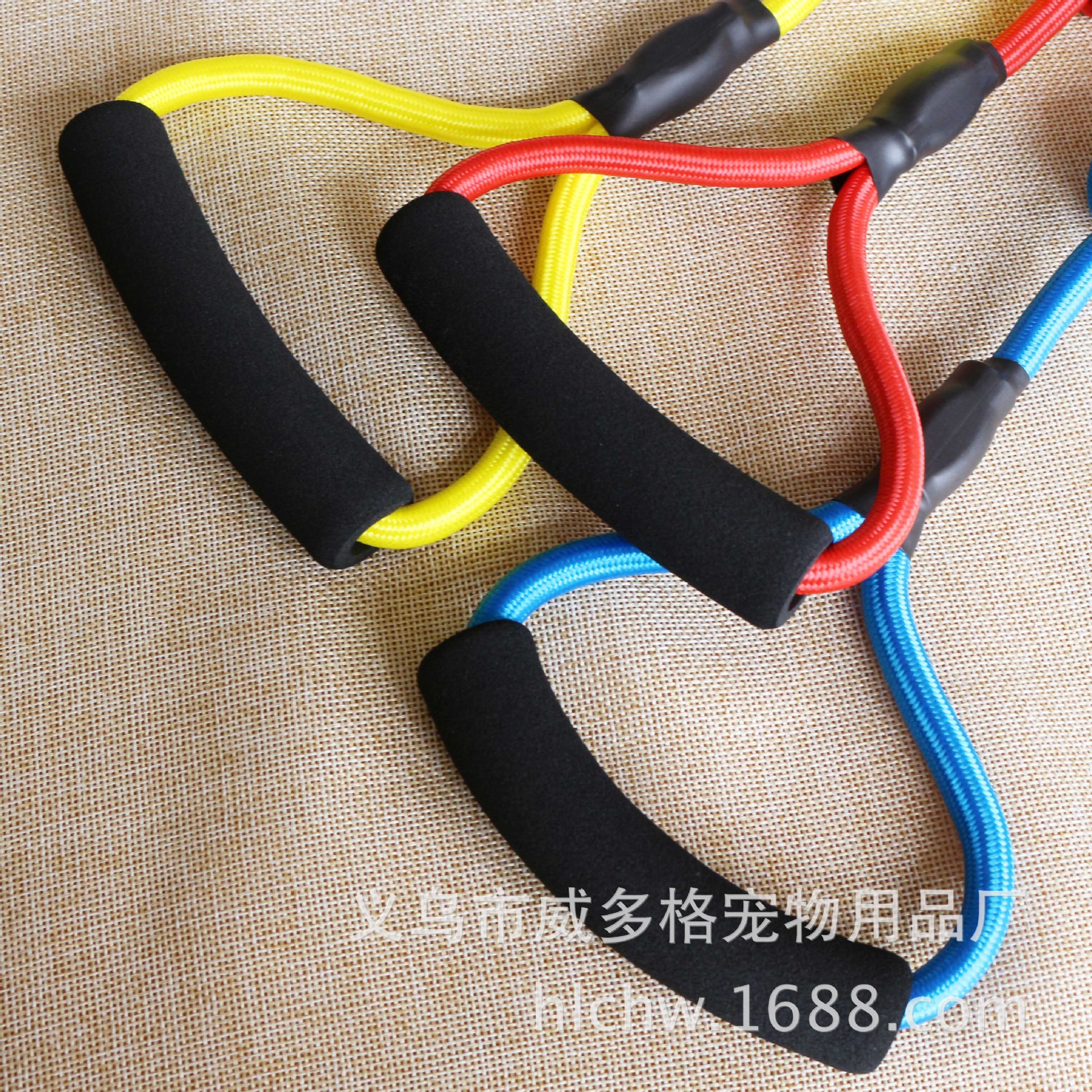 Correa para perro pequeño, protección para las manos, mango de nailon, cuerda redonda, arnés, conjunto de collar, suministros para mascotas al por mayor