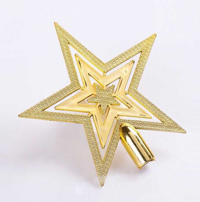 Adornos para árboles de Navidad Árbol de Navidad Top Star Christmas Star Tablero DE LUZ DE Navidad Árbol Top Star