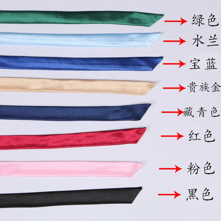 JK Униформа высокого качества атласная удлиненная лента колледж бабочка галстук бабочка шнуровка многоцветный