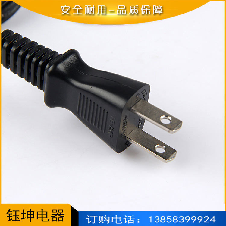 厂家大量供应两芯日本电源线  日本插头三芯日本电源线可按需制作