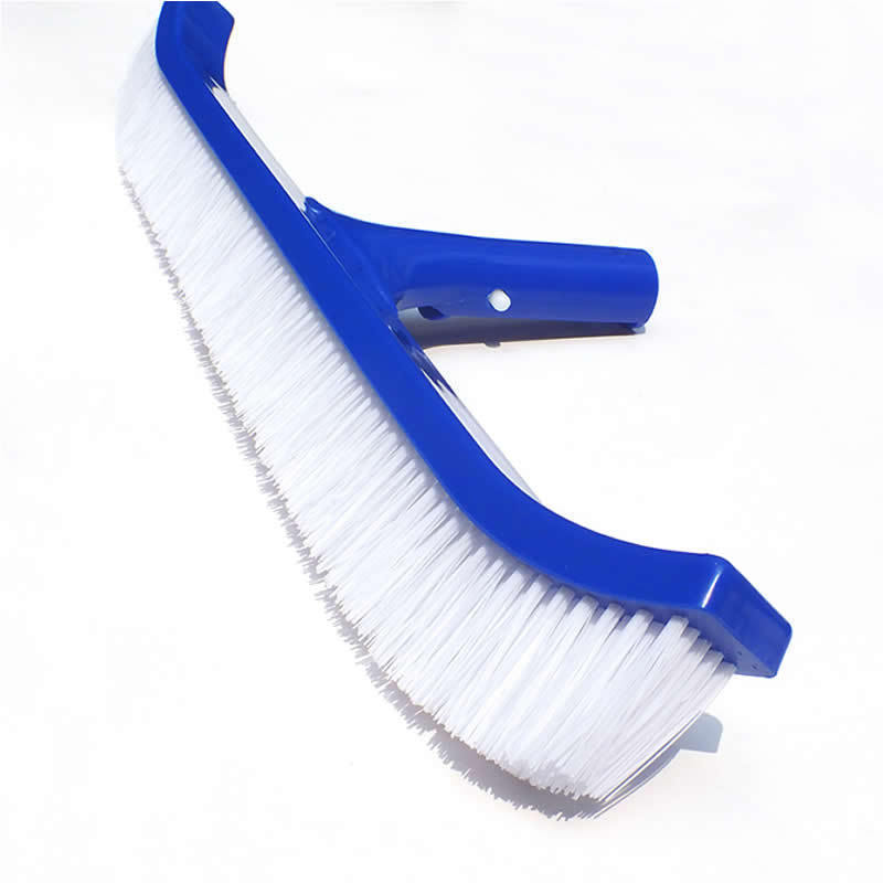 Factory Direct supply 18-inch pool brush pool bottom brush swimming pool cleaning tool pool wall brush swimming pool accessories plastic pool brush