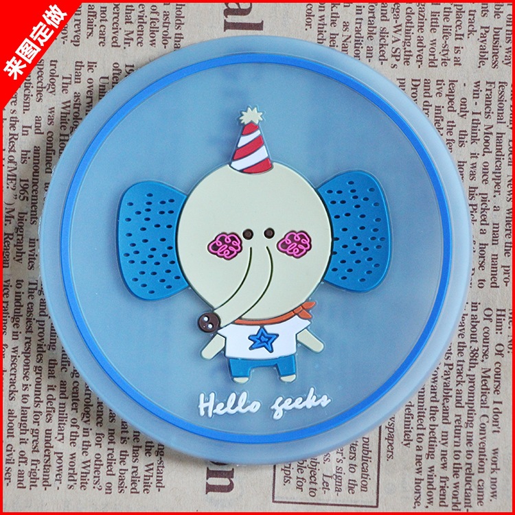 Cute creative cartoon non-slip silicone table mat for home use