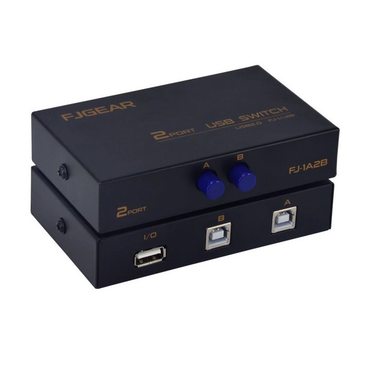 Заводская прямой поставка Фэнцзя (Fengjie) 2 USB совместное устройство печати USB переключатель принтера принтер 1A2B USB один зажигание два