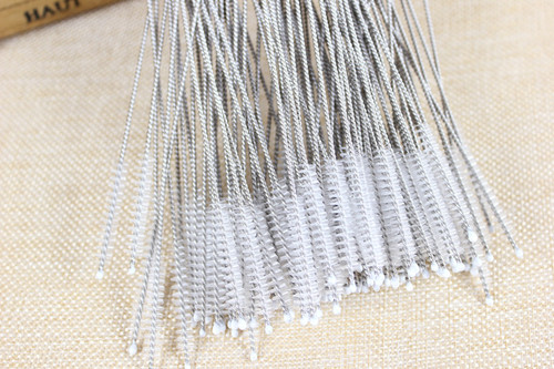 Infant bottle kettle straw brush stainless steel straw brush bristle brush bottle straw brush