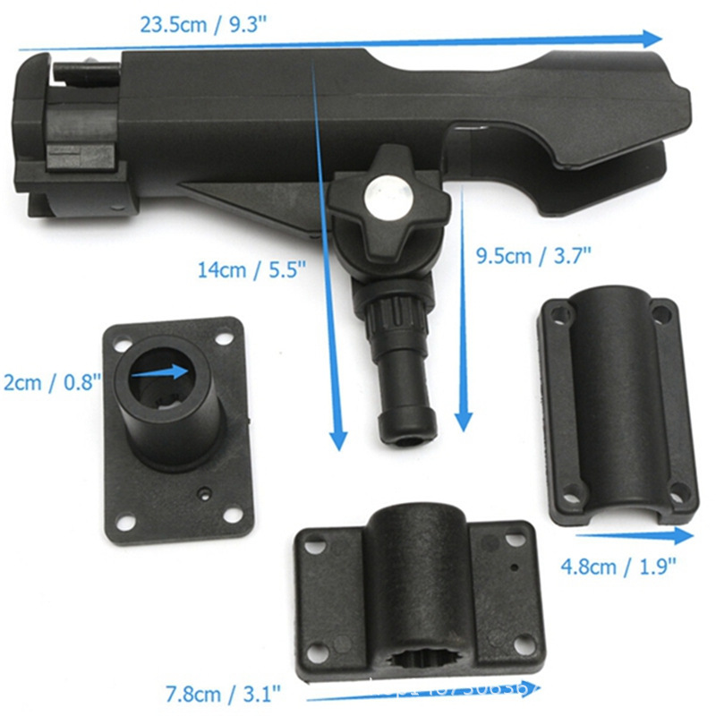 Amazon Venta caliente kayak barco inflable giratorio pesca asiento barco pesca plástico caña de pescar soporte fábrica ventas directas