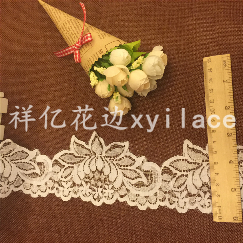 现货供应 DIY 弹力花边 服装内衣文胸童装辅料 低价批发