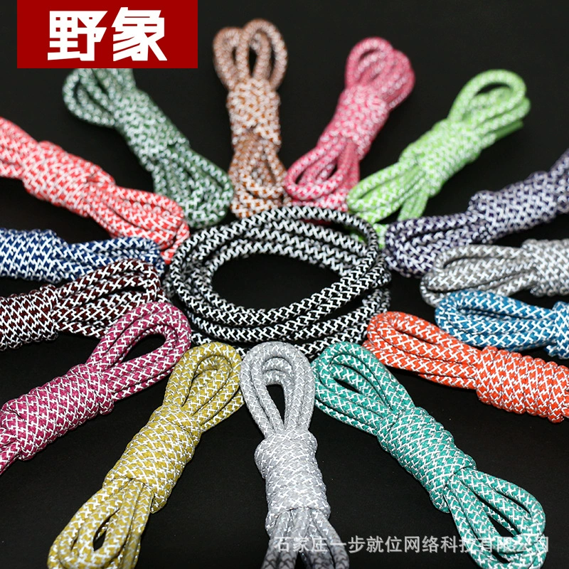 Retroreflective woven shoelaces, wholesale