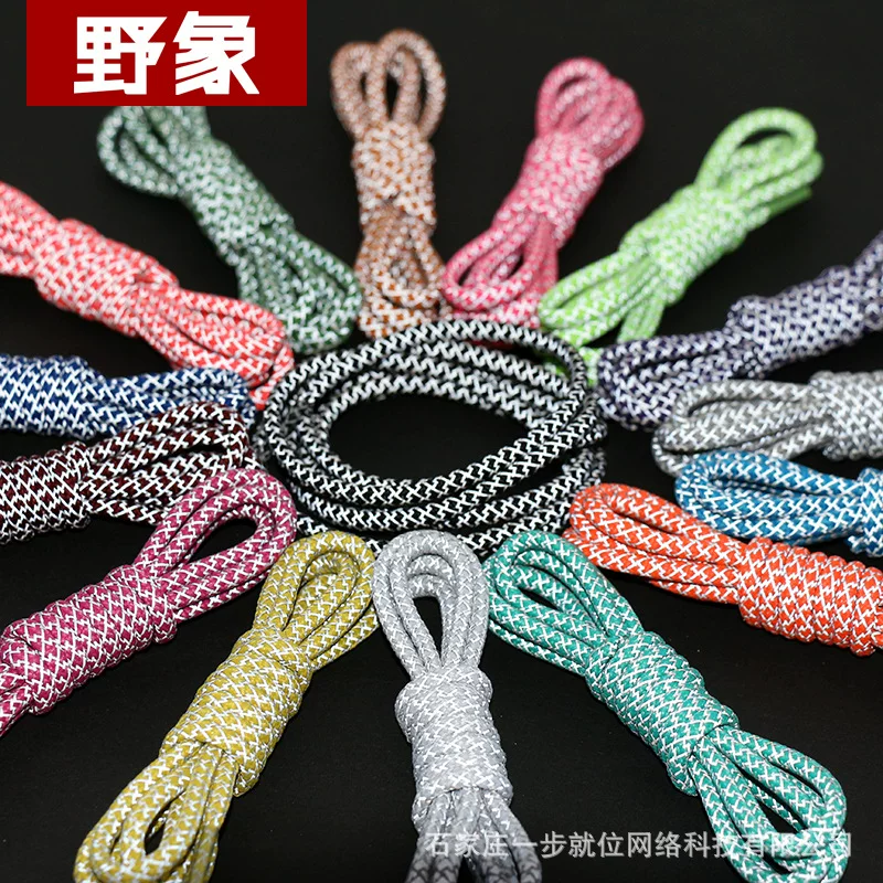 Retroreflective woven shoelaces, wholesale
