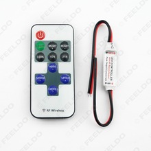 5V-12V汽车LED RF单色控制器调光器 11键迷你无线LED控制器