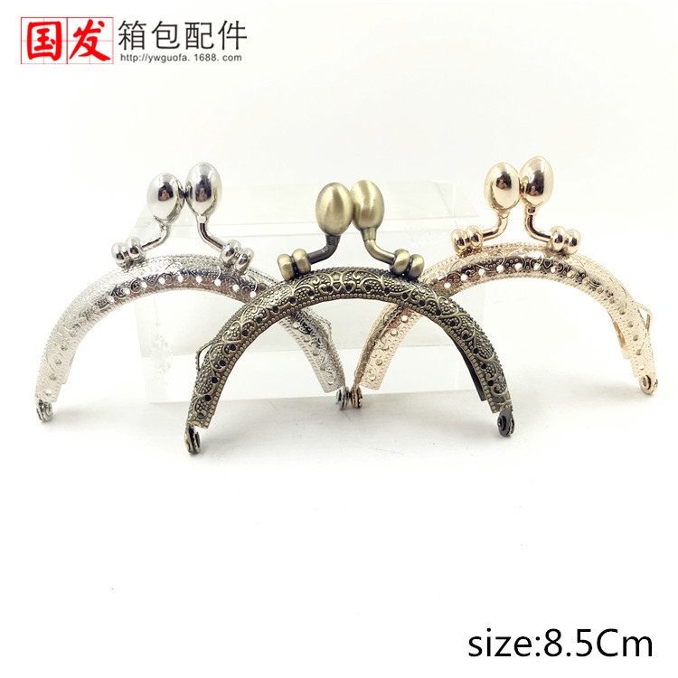 Cabeza de automóvil en relieve semicircular de 8,5 CM cabeza de capullo boca oro bronce, plata, oro claro