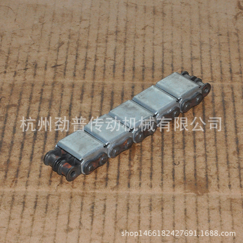 U型附板链条08B U2链条 双排精密滚子工业链条 输送链条