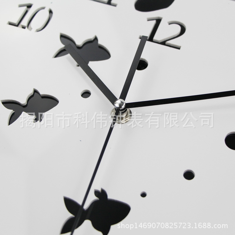 Gato Reloj de pared acrílico reloj nórdico español creativo salón simple reloj de pared reloj de Casa mudo Reloj de pared