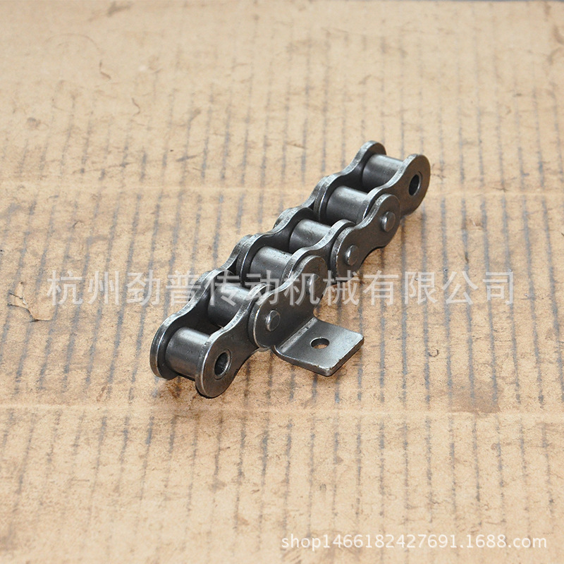 附件链条 非标链条 滚子输送弯板链条 10A-1 K1外双侧弯板链条