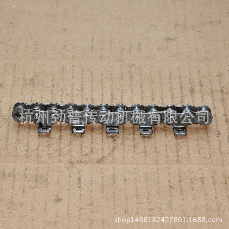 20A-1 K1 碳钢带弯板链条 精密短节距滚子输送链条 输送线链条