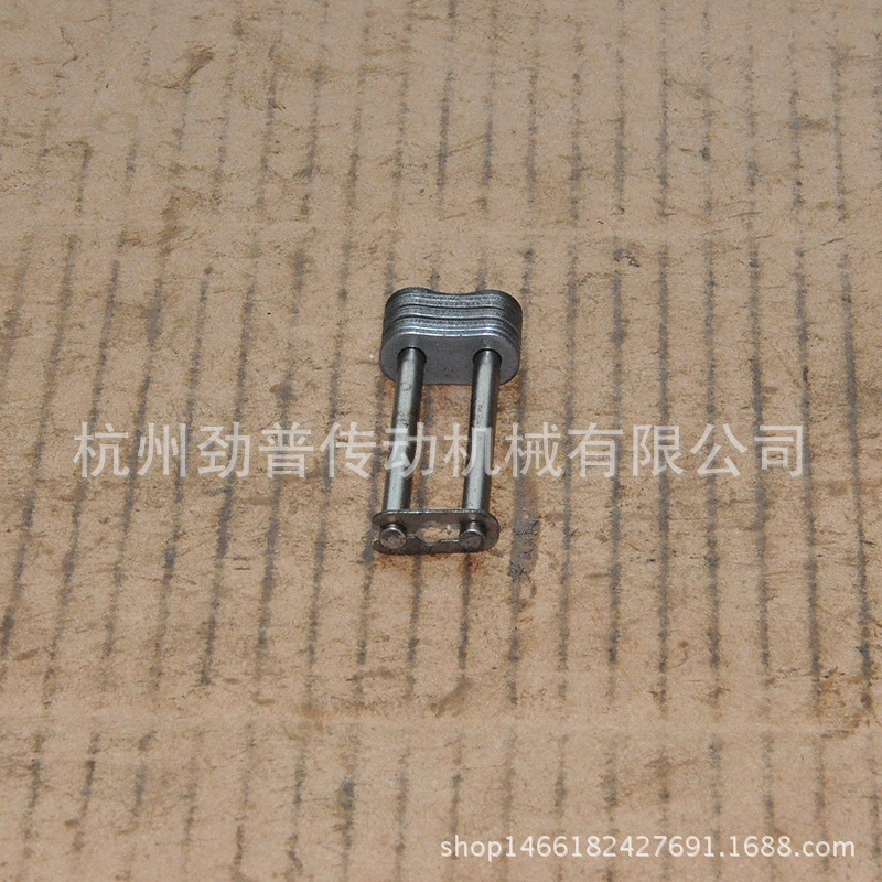 链条厂家供应双排滚子链条接头链扣CL/OL 精密滚子链单排接头