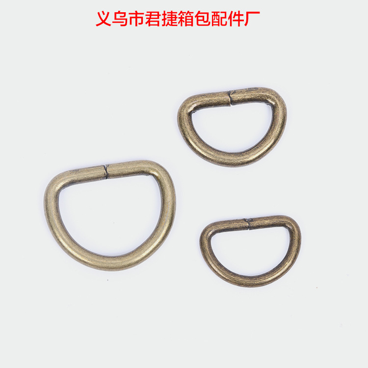 供应D形环 铁环 半圆环 D扣 线粗内径