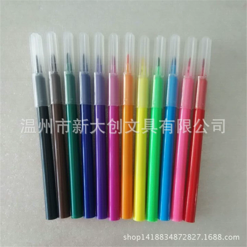 Цветные кисточки моющиеся чернила 12/18 цвет акварельные ручки креативные цветные ручки 24/36 цвет