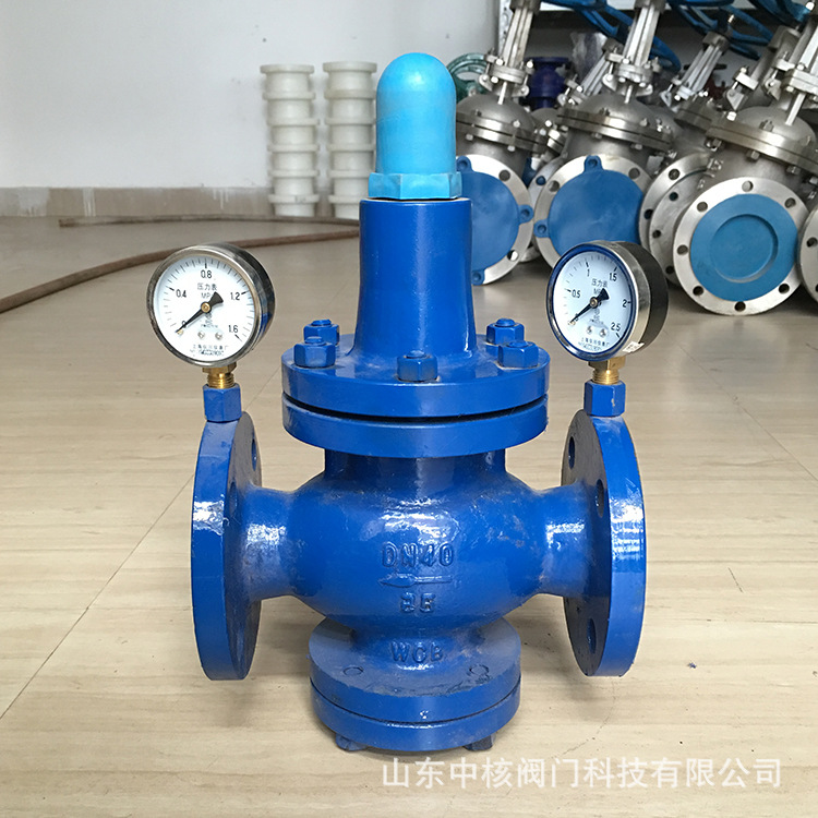 Y43H-16C25C40C大口径阀门 气动法兰减压阀 煤气蒸汽减压阀
