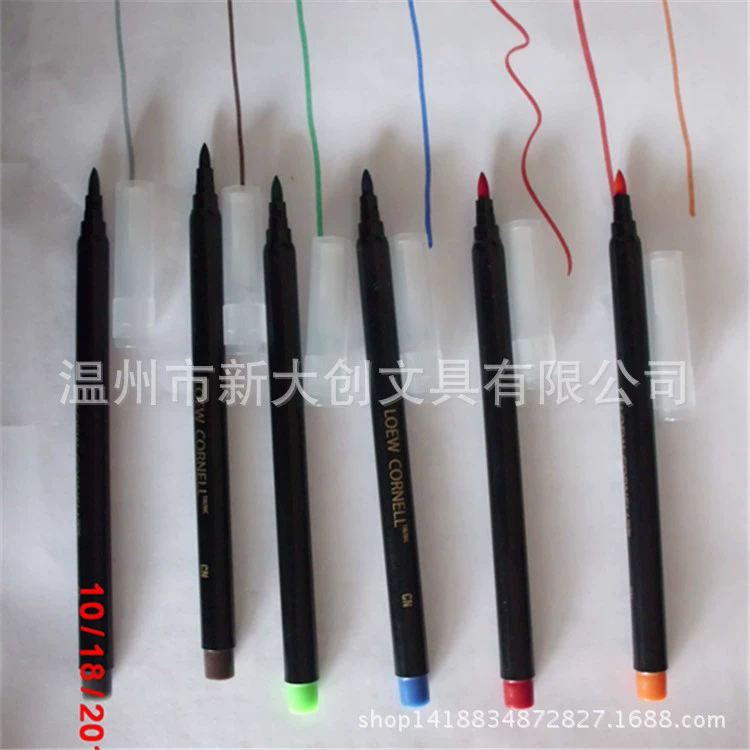 Вэньчжоу акварельные ручки оптом поставляют экологически чистые нетоксичные тонкие щетки акварельные ручки для детской живописи могут быть напечатаны