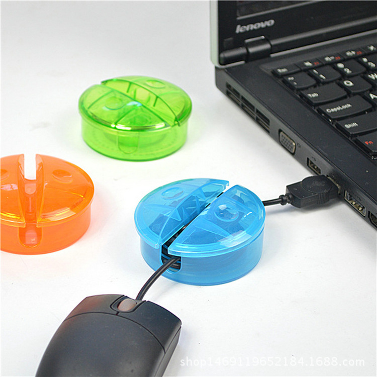 906 Desktop USB data cable Winder home office storage reel mouse line finishing box