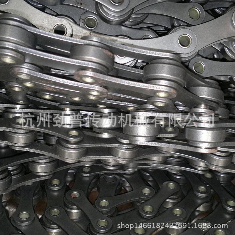 杭州链条规格 2050HP空心销轴滚子链节距31.75 镀白锌滚子链