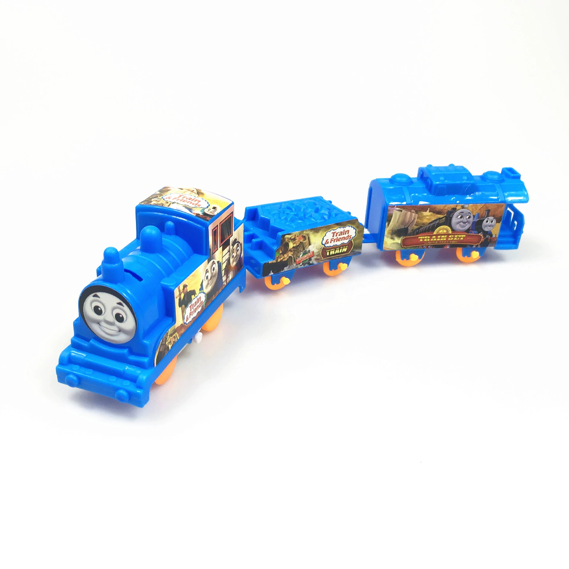 electric toy train set (JIN), motorized subway car, DIY track, blue/fuchsia, 144pcs box