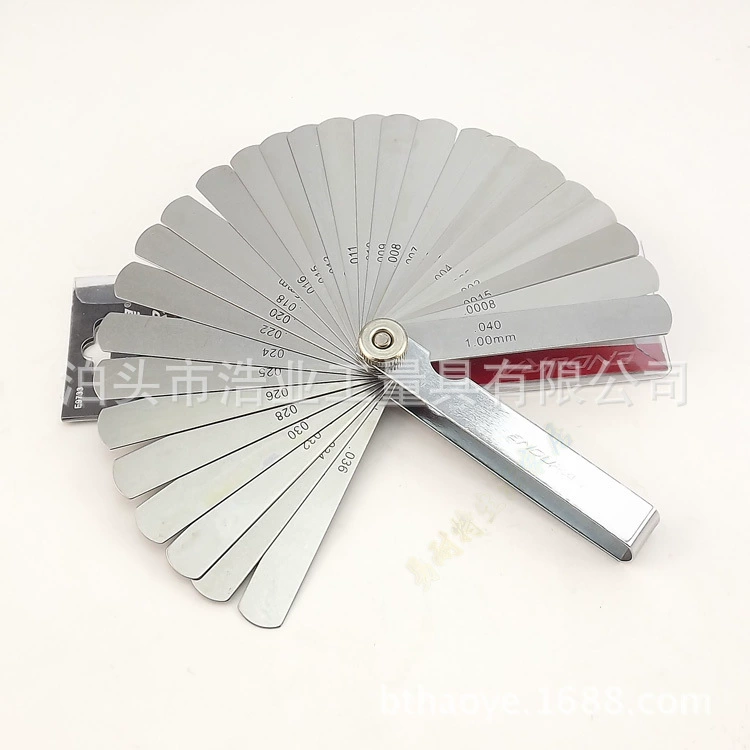Щуп 100Bx32 метрический и дюймовый 0,03-1 мм 0,001-0,040 дюйма 89A32 Толстый и тонкий лист