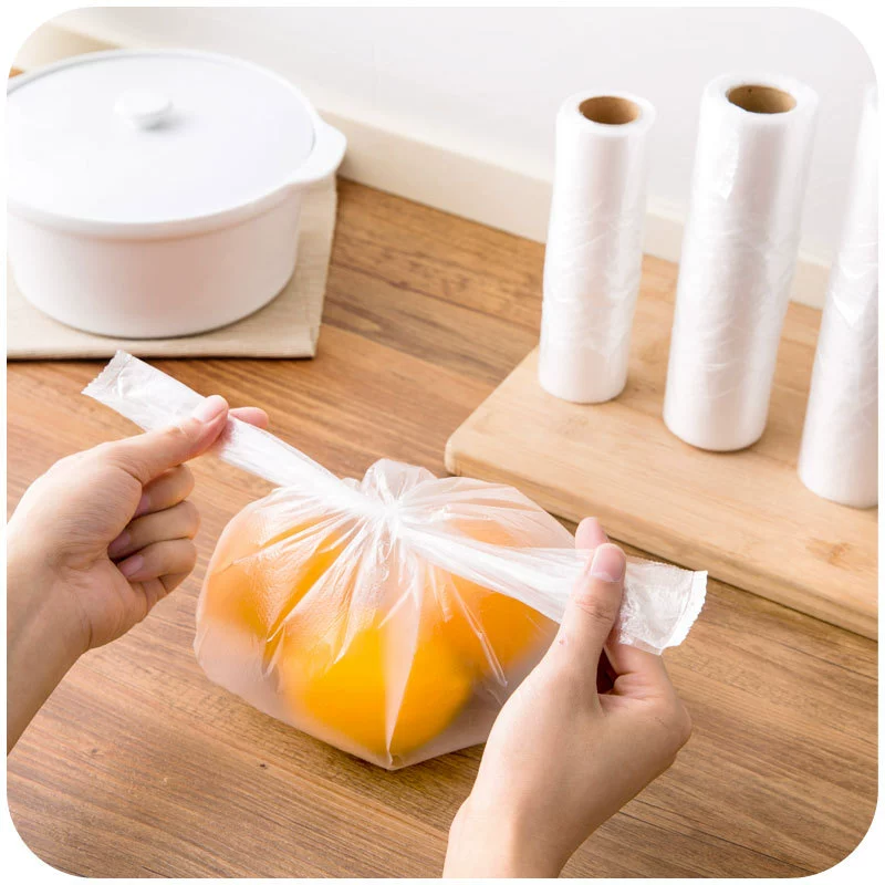 Вязаный стиль сумка для хранения пищи и мешки для мусора, герметичные пакеты для холодильника/морозильника, размеры 25×28–35×42 см