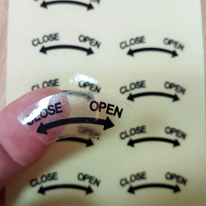 调节箭头标签 箭头贴纸 方向标签 不干胶 各种样式包设计 可制做