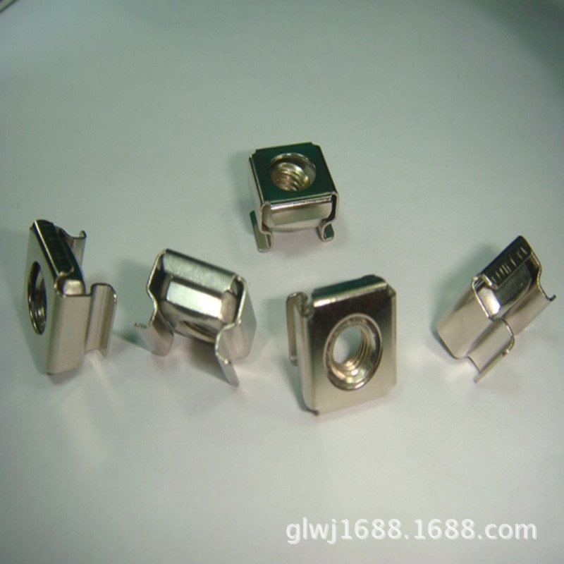 304不锈钢卡式螺母 M5卡式螺母 四方卡式螺母 现货