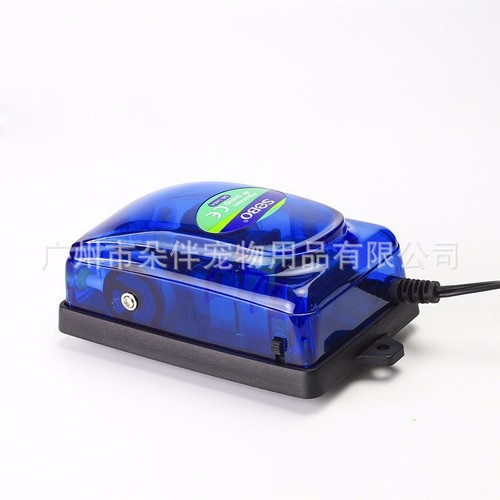 Transparent Blue Pump SB-348A/248A Oxygen Pump Aeration Pump for Swimming Pool and Aquarium Wholesale