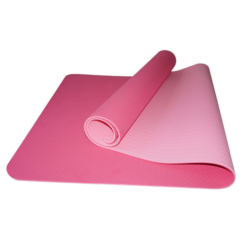 Factory Supply Double Color TPE Yoga Mat 183*80*6mm Wide 80cm Eco-Friendly Odorless Yoga Mat