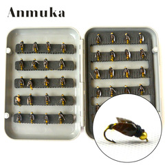 【40隻路亞仿生餌假餌套裝】飛蠅昆蟲鈎 毛鈎 魚鈎