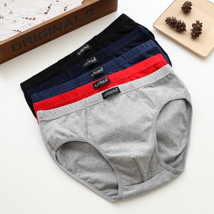 Summer Red Pure Cotton Men's Underwear, Mid-Waist, Sexy, Loose, Large Size Briefs, Breathable Youth Underwear Summer Red Pure Cotton Men's Underwear, Mid-Waist, Sexy, Loose, Large Size Briefs, Breathable Youth Underwear