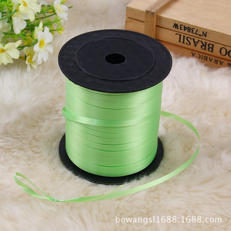 Transfronterizo al por mayor festival festivo suministros globo cinta corbata globo cuerda 250 tamaño 0,5 cm cinta de ancho