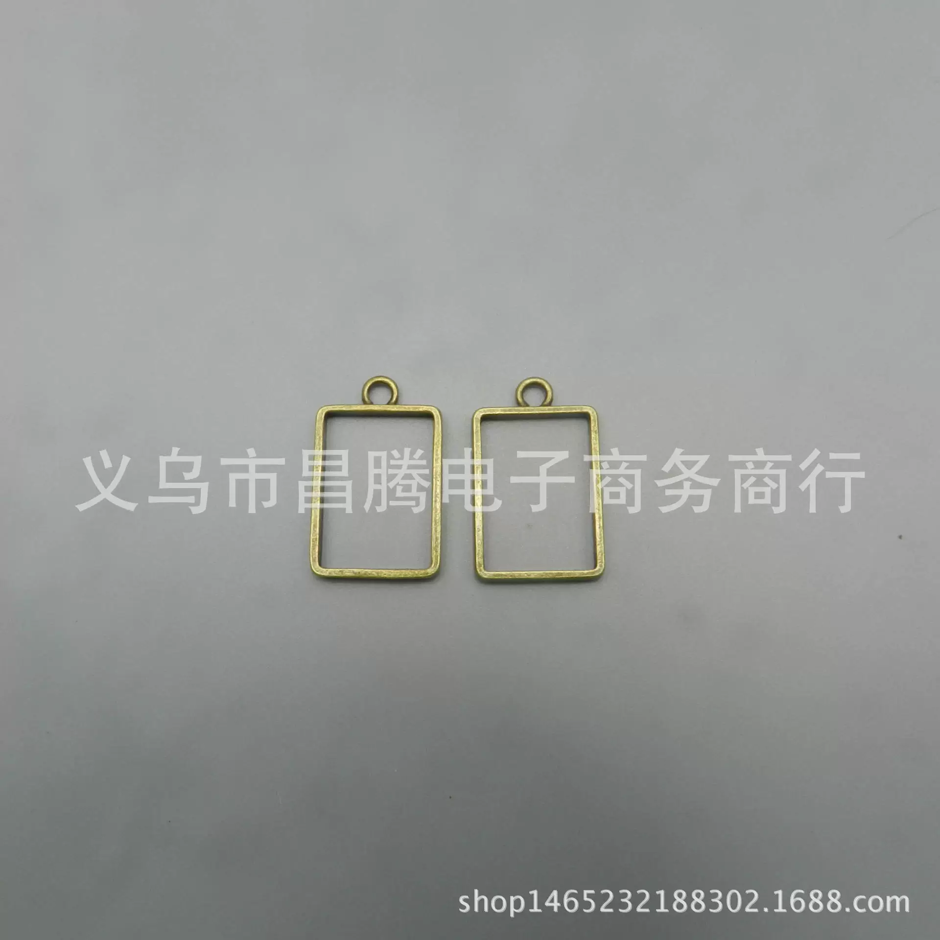 Сохраняющий Цвет аксессуары для ювелирных изделий DIY 18X25 мм прямоугольная УФ-эпоксидная рама специальной формы Нижняя опора аксессуары из сплава