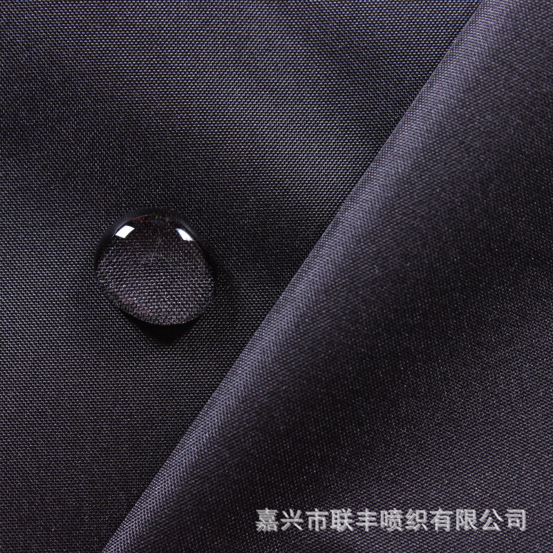 厂家直销300T春亚纺PU透明水压2000 防水夹克棉衣户外功能面料