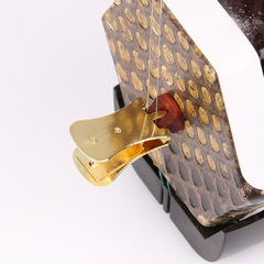 Erhu mute, erhu bridge clamp, sound reducer clamp, noise reducer, gold erhu mute, erhu accessories, tone reducer