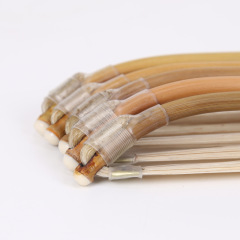 Natural arrow bamboo knotless professional playing erhu bow white horsetail erhu bow master accessories bow red sandalwood erhu bow