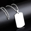 OPK Fashionable accessory, pendant stainless steel engraved, necklace, wholesale, European style