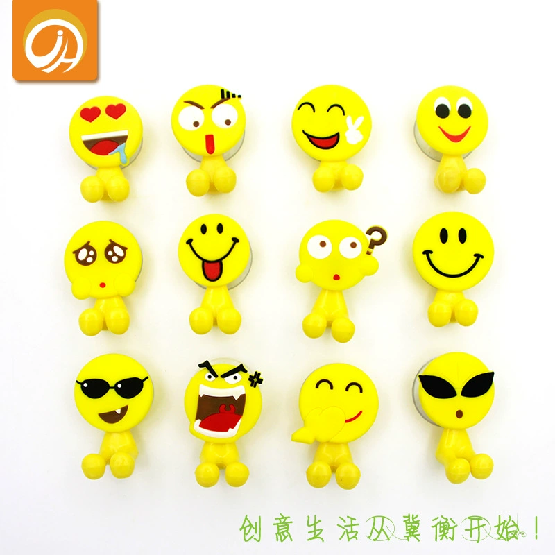 Креативный домашний смайлик держатель зубной щетки Мультфильм силиконовый сильный всасывающий держатель зубной пасты оптом