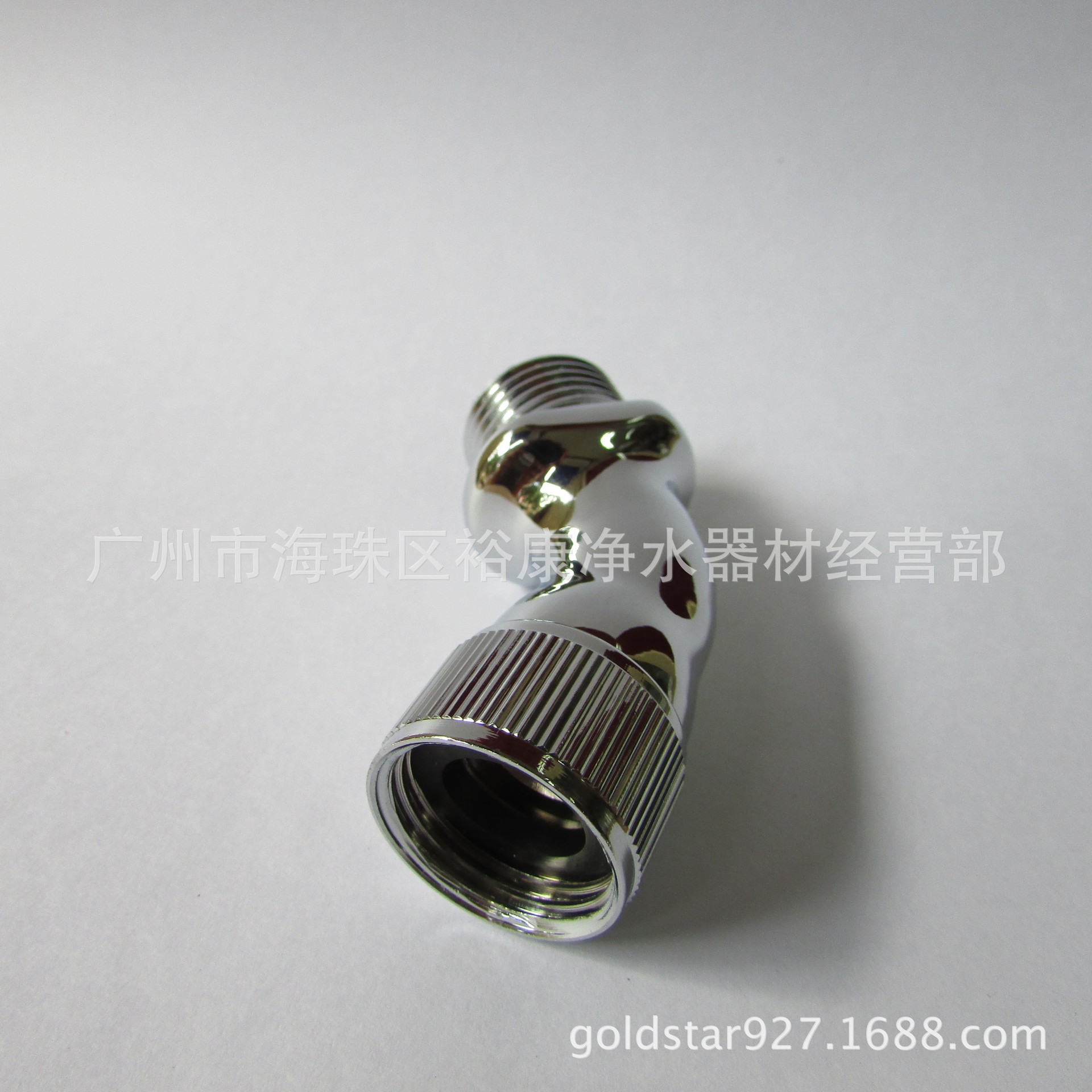 Conector de baño de cobre 4 puntos dientes internos a su vez 4 puntos dientes externos cuatro puntos doblan la articulación unilateral conjunta suelta los dientes externos a su vez interna