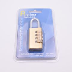 Combination lock copper small padlock travel luggage cabinet door drawer lock 21 28 38 50 mm Yuehao hardware batch