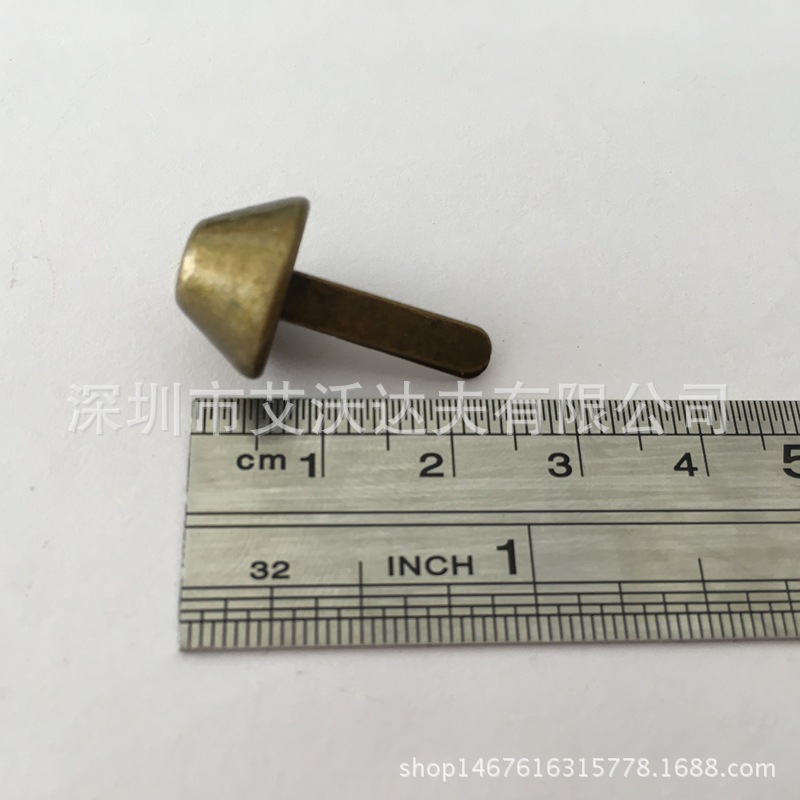 两脚钉 15mm水桶钉跨境货源  箱包配件 包包配件 现货 物美价廉